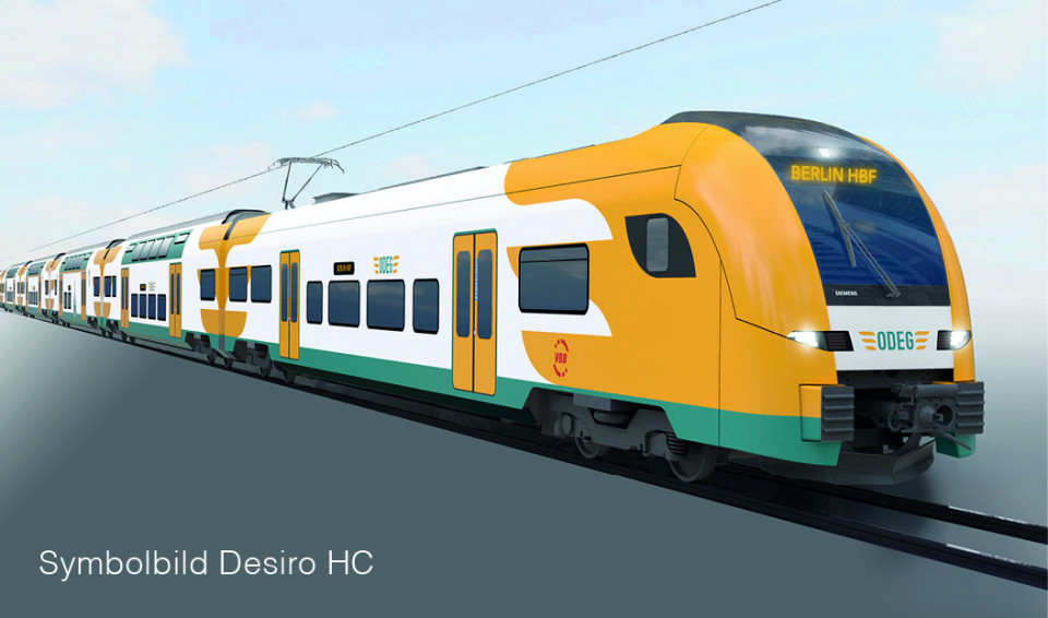 Desirco HC, der seit dem Fahrplanwechsel auf der Linie RE 1 zum Einsatz kommt.