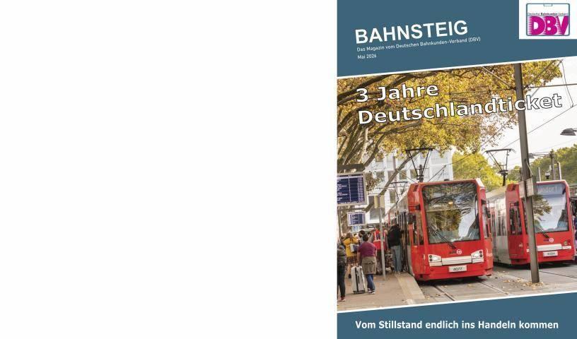 Titelbild "BAHNSTEIG" Mai 2025